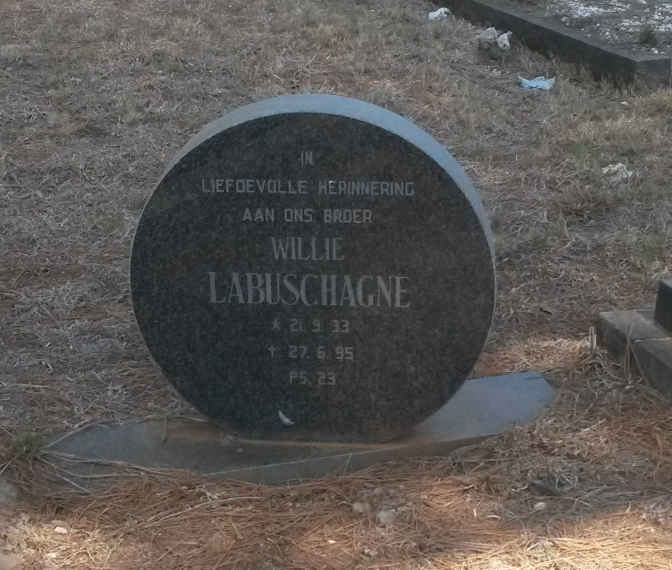 LABUSCHAGNE Willie 1933-1995