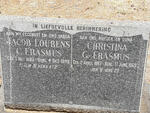 ERASMUS Jacob Lourens C. 1880-1949 & Christina G. 1887-1969
