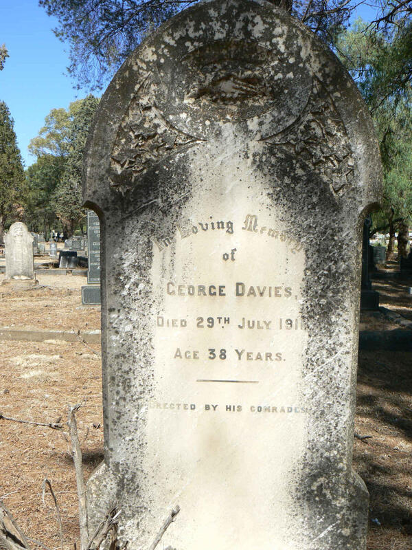 DAVIES George -1911