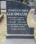 GIACOMAZZO Francesco Paolo 1913-1992