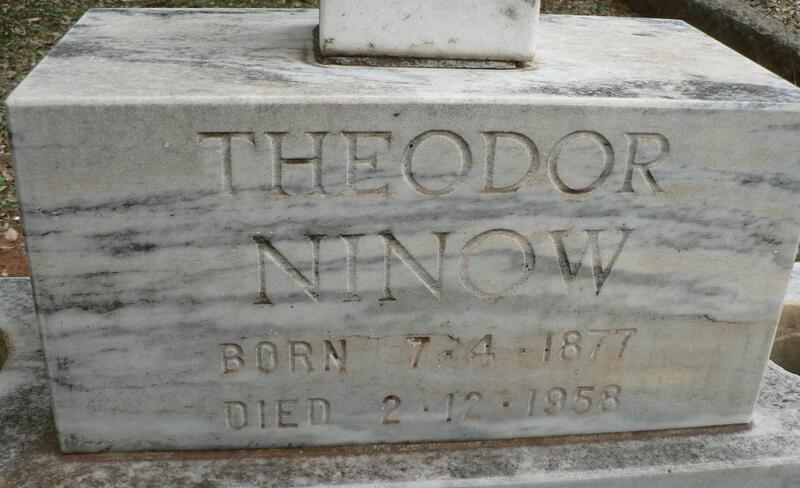 NINOW Theodor 1877-1958