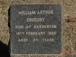 GREGORY William Arthur  -1940