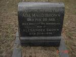 BROWN Alexander -1938 & Ada Maud -1931