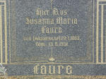 FAURE Susanna Maria nee WASSENAAR 1863-1951
