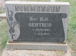 NOMMENSEN Gertrud 1893-1977