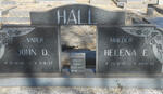 HALL John D. 1913-1977 & Helena E. 1917-1954