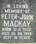 MACKAY Peter-John 1950-1988