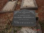 KRUGER Hendrika Petronella 1931-1945
