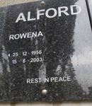 ALFORD Rowena 1956-2003