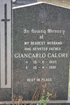 CALORE Giancarlo 1926-1981
