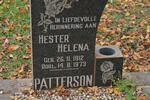 PATTERSON Hester Helena 1912-1973