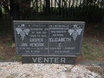 VENTER Casper Jan Hendrik 1921-1986 & Elizabeth C. 1923-2001