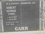 CARR Robert George 1934-1992