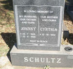 SCHULTZ Johnny 1926-1996 & Cynthia 1932-