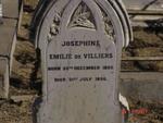 VILLIERS Josephine Emilie, de 1880-1886