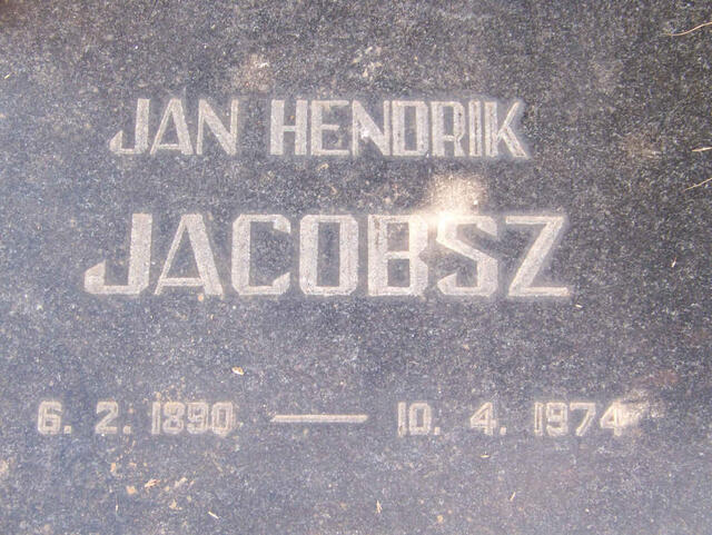 JACOBSZ Jan Hendrik 1890-1974