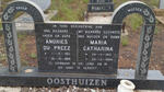 OOSTHUIZEN Andries du Preez 1913-2004 & Maria Catharina 1913-1984