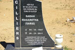 CILLIERS Sarah Magaretha 1947-2011