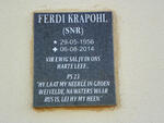 KRAPOHL Ferdi 1956-2014