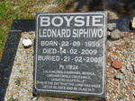 BOYSIE Leonard Siphiwo 1955-2009