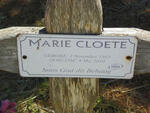 CLOETE Marie 1953-2010
