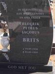 BRITS Frederik Petrus Jacobus 1950-1999
