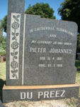 PREEZ Pieter Johannes, du 1887-1969