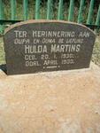 MARTINS Hulda 1930-1933
