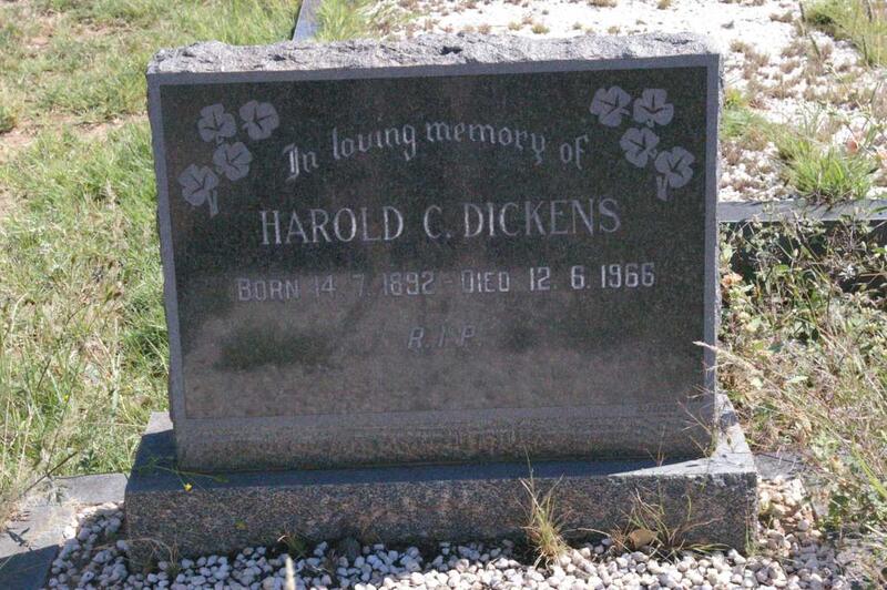 DICKENS Harold C. 1892-1966