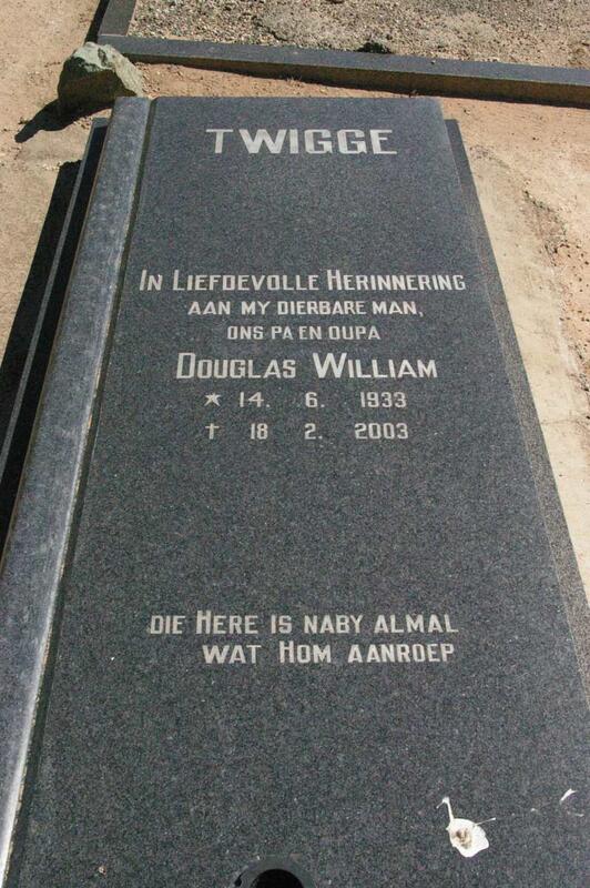 TWIGGE Douglas William 1933-2003