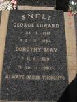 SNELL George Edward 1910-1984 & Dorothy May 1909-1990