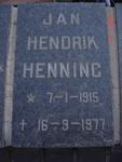 HENNING Jan Hendrik 1915-1977