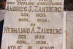ZANDBERG Andries J. 1933-1934 :: ZANDBERG Hermanus A. 1935-1936