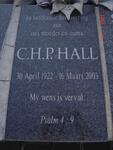 HALL C.H.P. 1922-2003