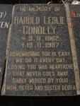 CONOLLY Harold Leslie 1962-1987