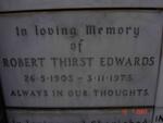 EDWARDS Robert Thirst 1903-1973