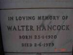 HANCOCK Walter 1920-1979