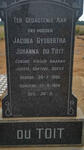 TOIT Jacoba Gysbertha Johanna, du voorheen JOOSTE, COETZEE, COETZ nee VISSER 1900-1974