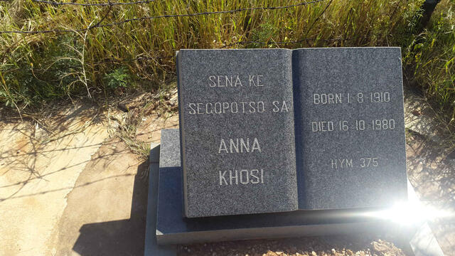 KHOSI Anna 1910-1980