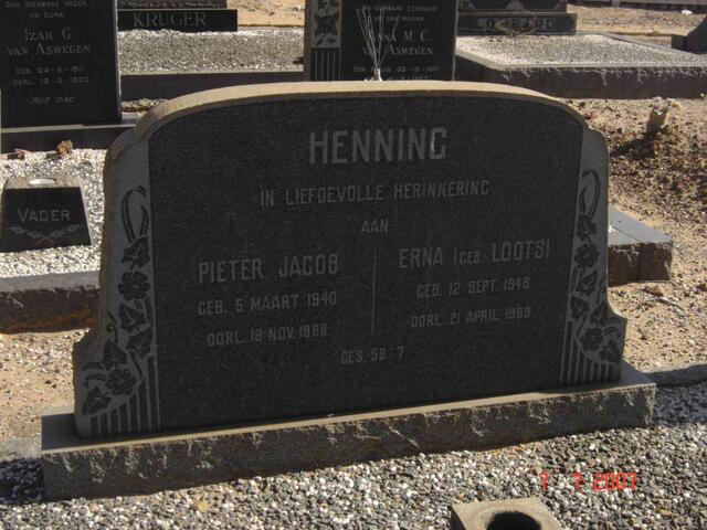HENNING Pieter Jacob 1940-1968 & Erna LOOTS 1948-1969