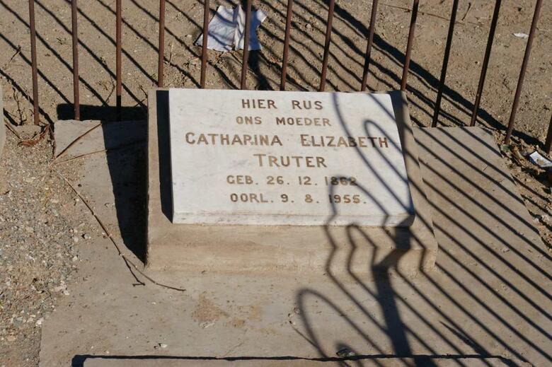 TRUTER Catharina Elizabeth 1862-1955
