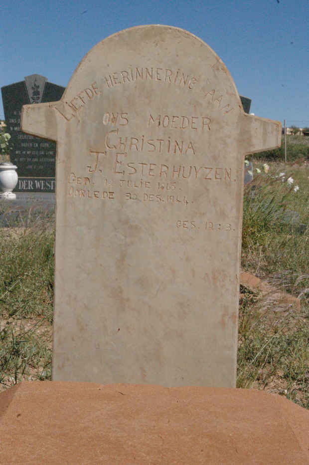 ESTERHUIZEN Christina J. 1865-1944