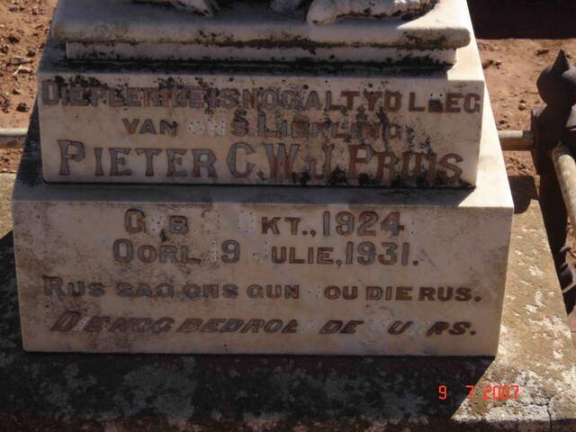 PRUIS Pieter C.W.J. 1924-1931