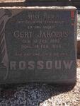 ROSSOUW Gert Jakobus 1882-1956