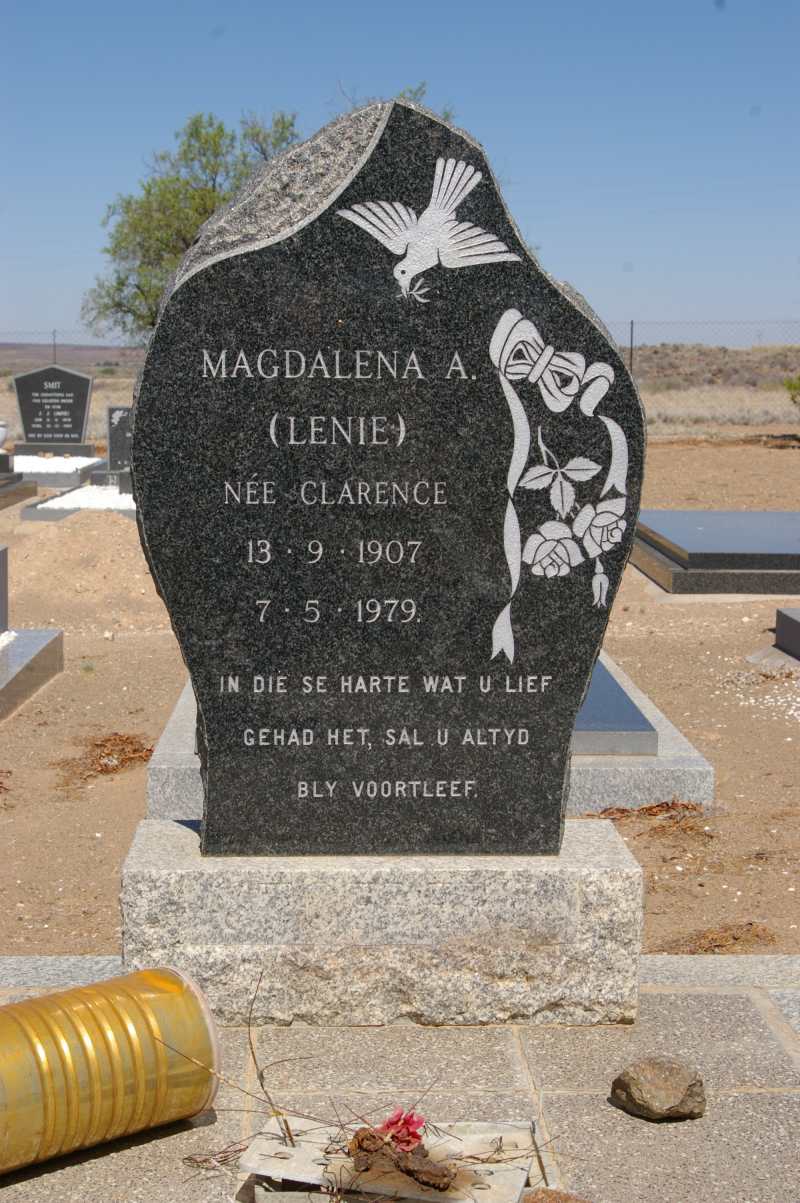 ? Magdalena A. nee CLARENCE 1907-1979