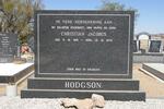 HODGSON Christian Jacobus 1910-1973