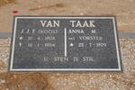 TAAK J.J.F., van 1906-1984 & Anna M. VORSTER 1909-