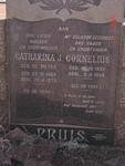 PRUIS Cornelius 1892-1958 & Catharina DE MEYER 1889-1973