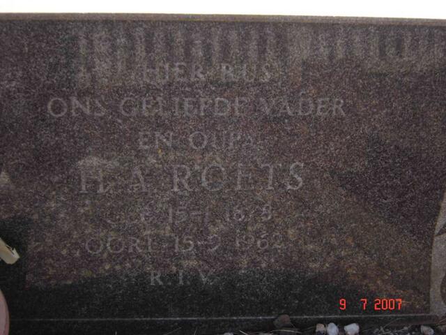 ROETS H.A. 1878-1962