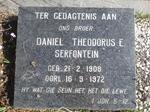 SERFONTEIN Daniel Theodorus E. 1908-1972